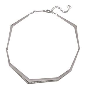 KENDRA SCOTT • Gunmetal Lucas Choker Adjustable Slider Necklace